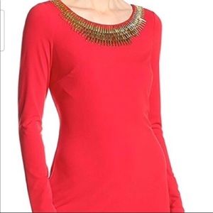 Calvin Klein long sleeve Midi Dress